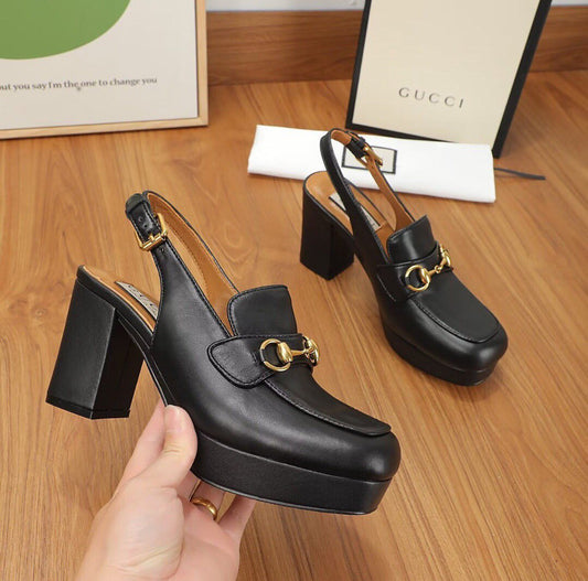 Horsebit Slingbacks