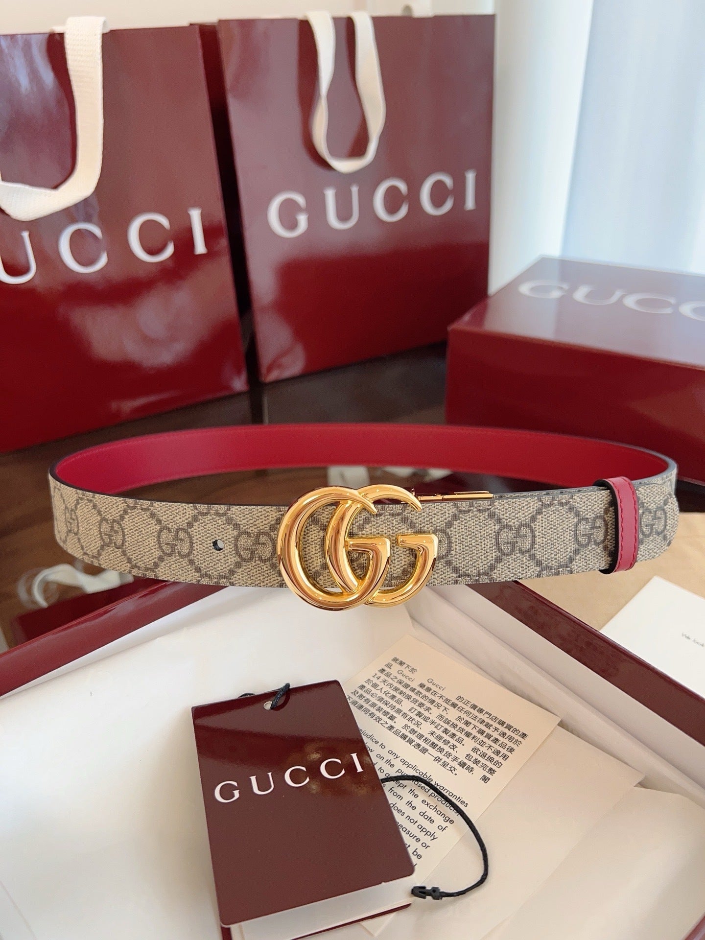 Leather Reversible Belt