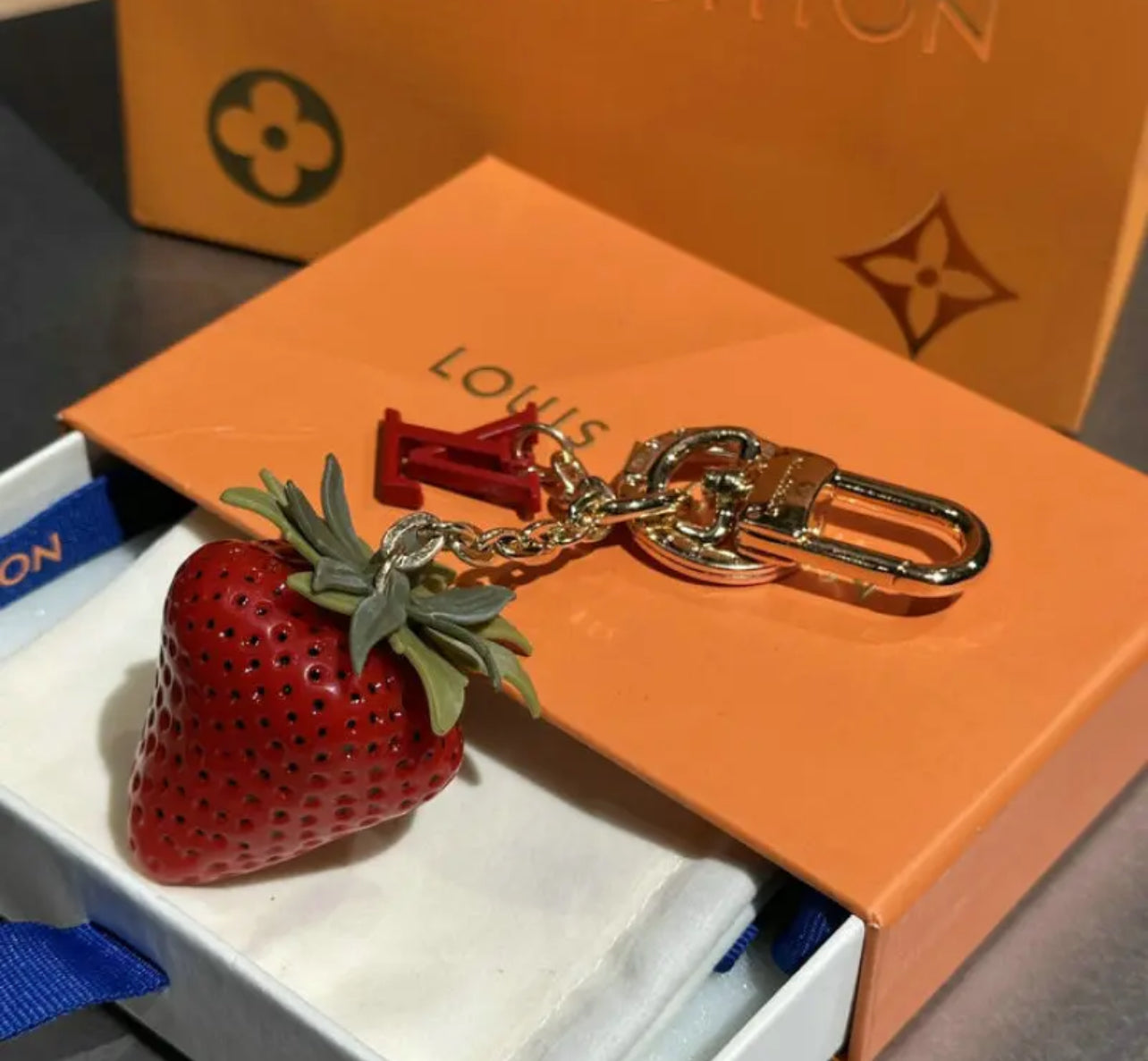 Strawberry Bag Charm/Keychain