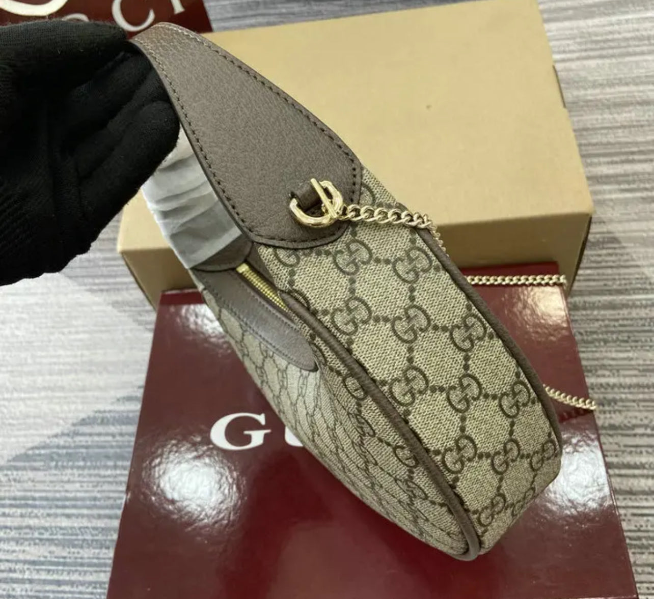 Ophidia Small Shoulder Bag