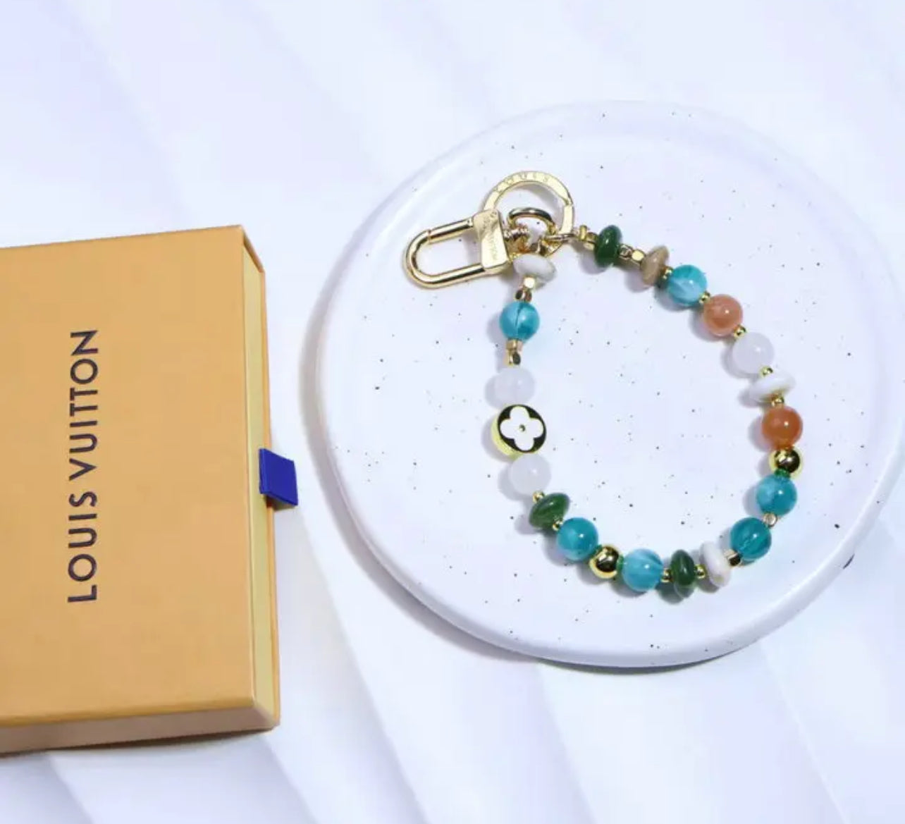 Beaded Bag Charm/Keychain