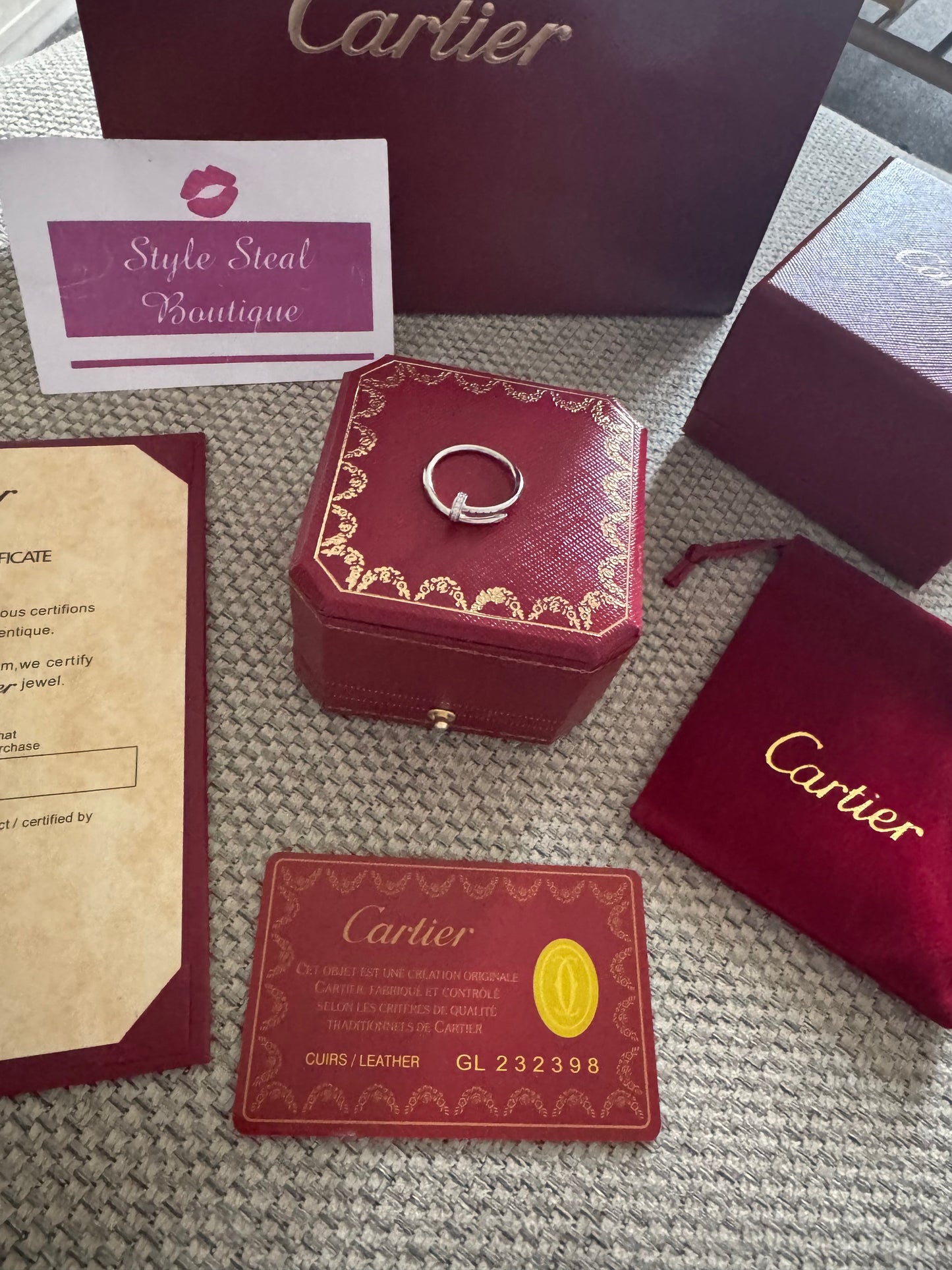 Original Quality Juste Un Clou Ring