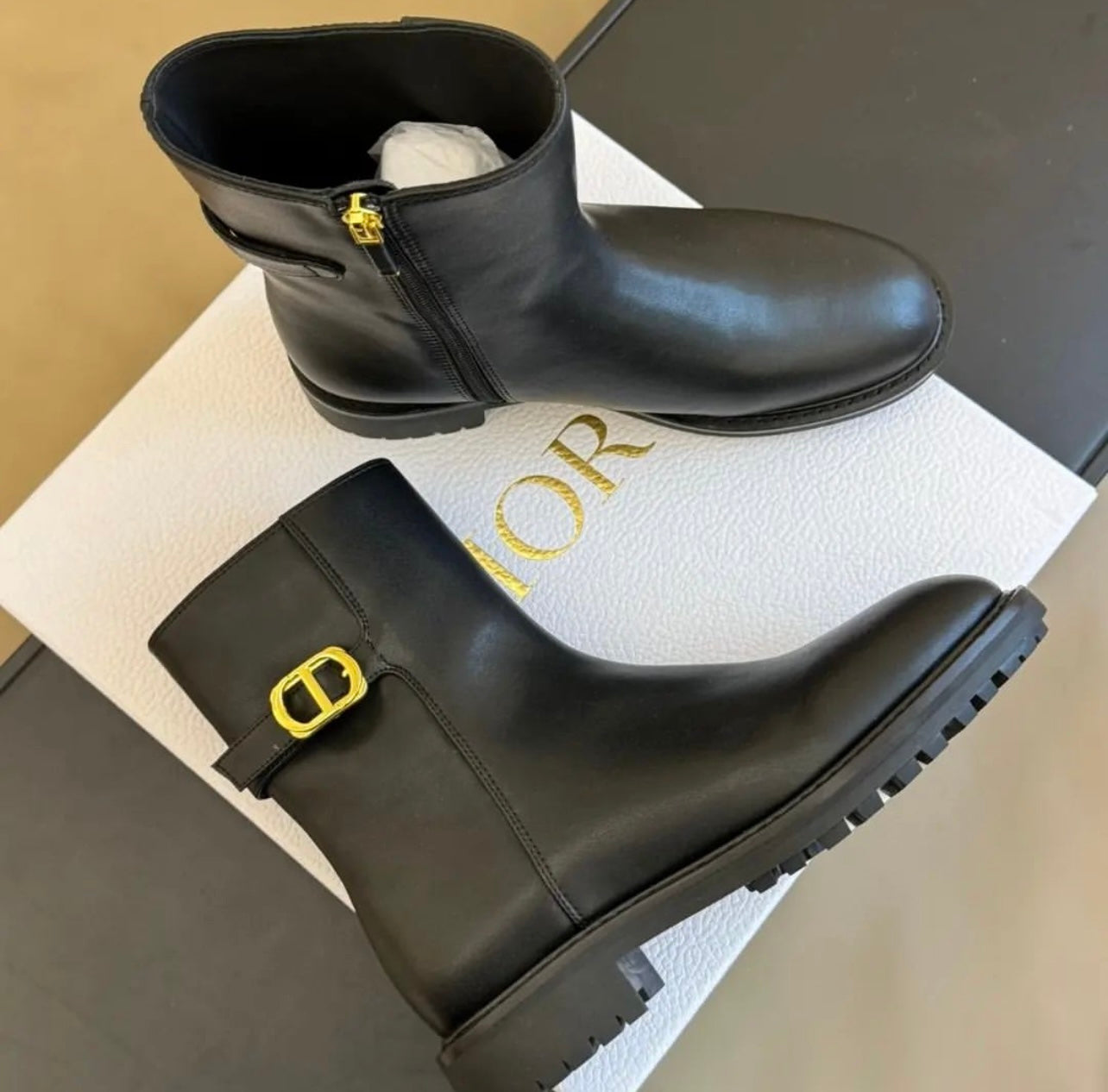 CD Leather Boots