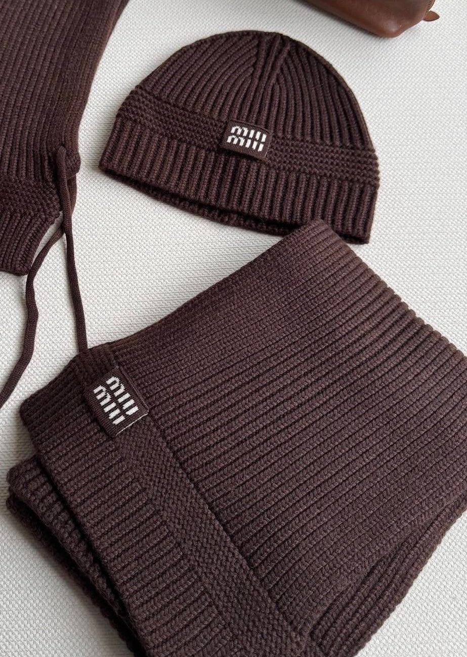 Cashmere Hat Scarf Set