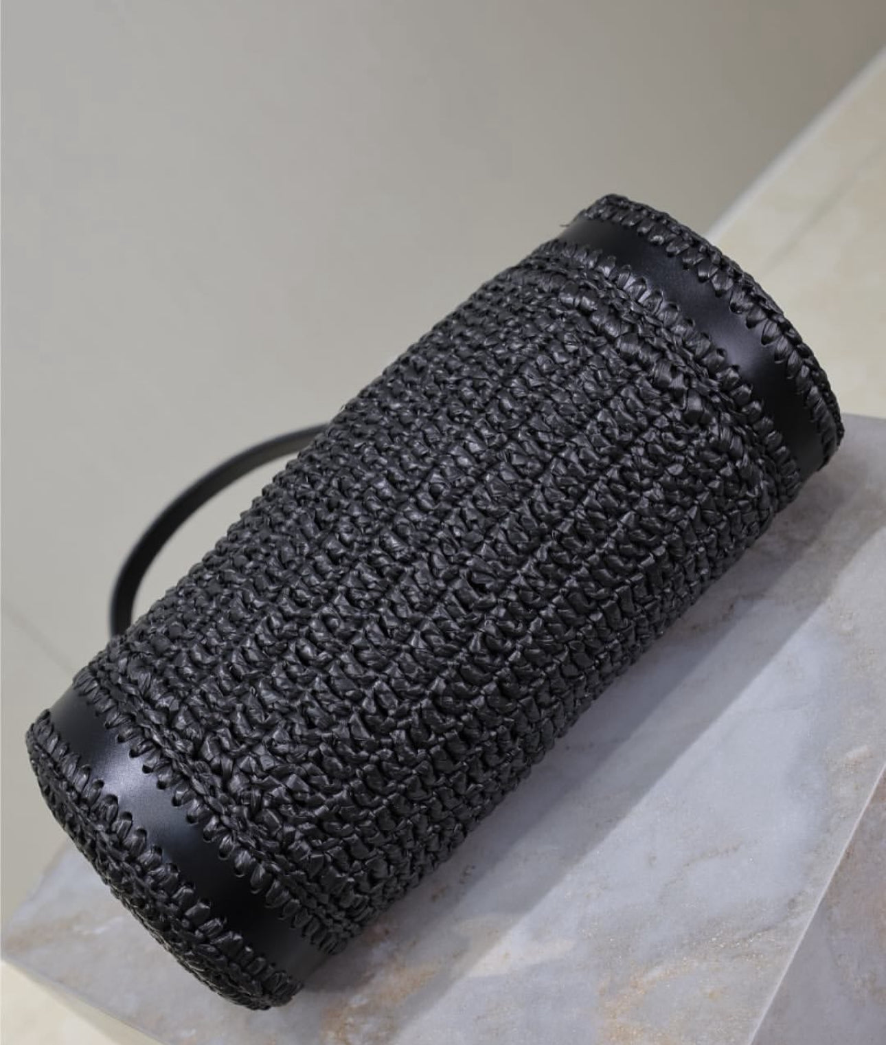 Cassandre Raffia Tube Bag
