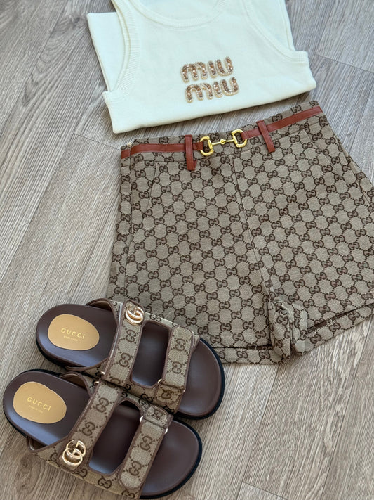 Brown shorts