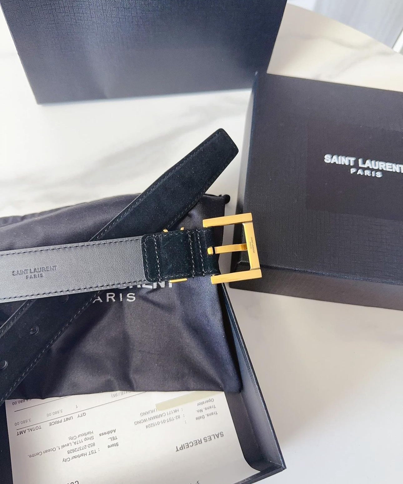 Suede Belt