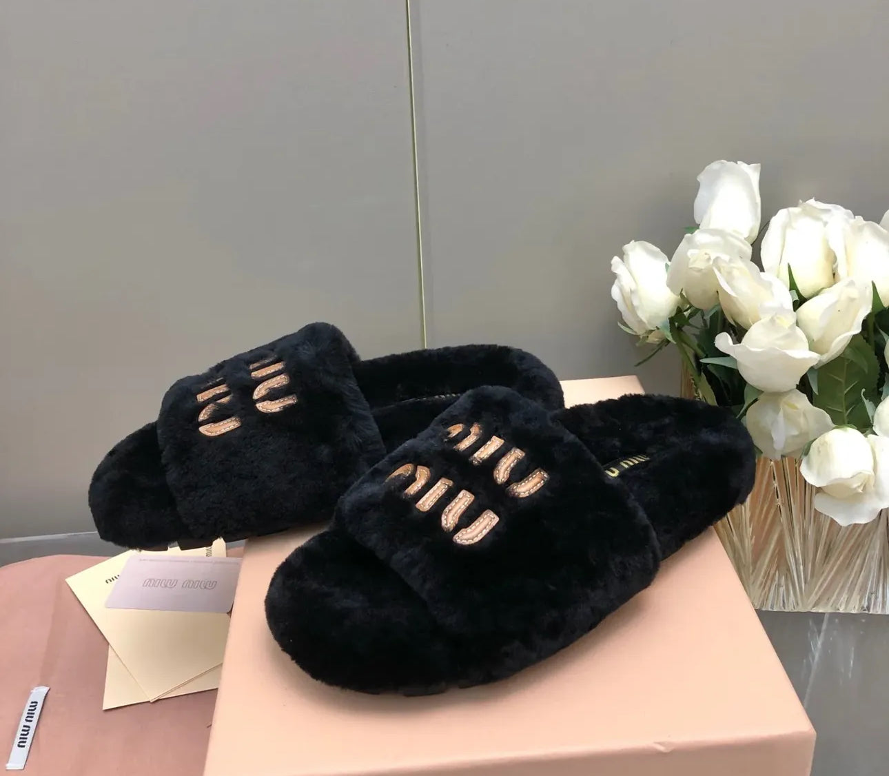 Fur Slippers