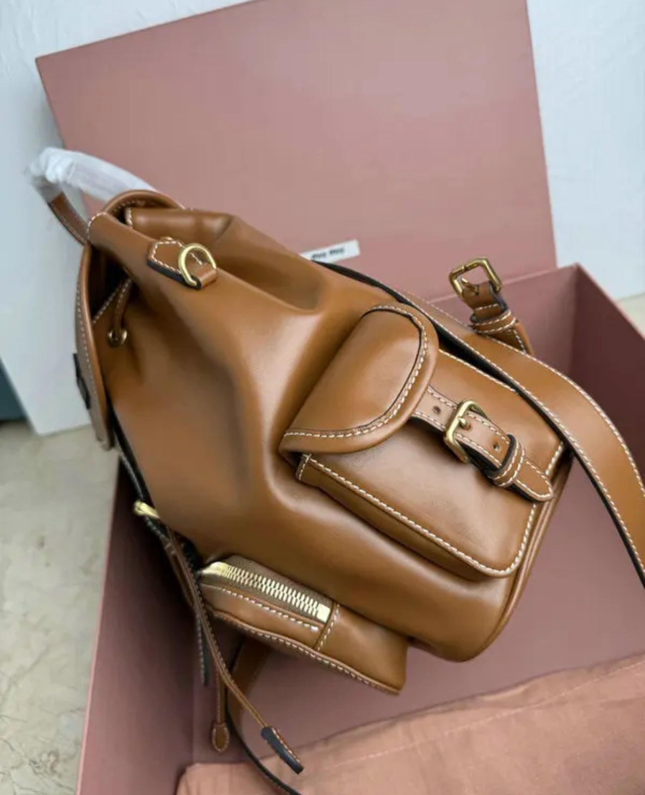 Leather Backpack