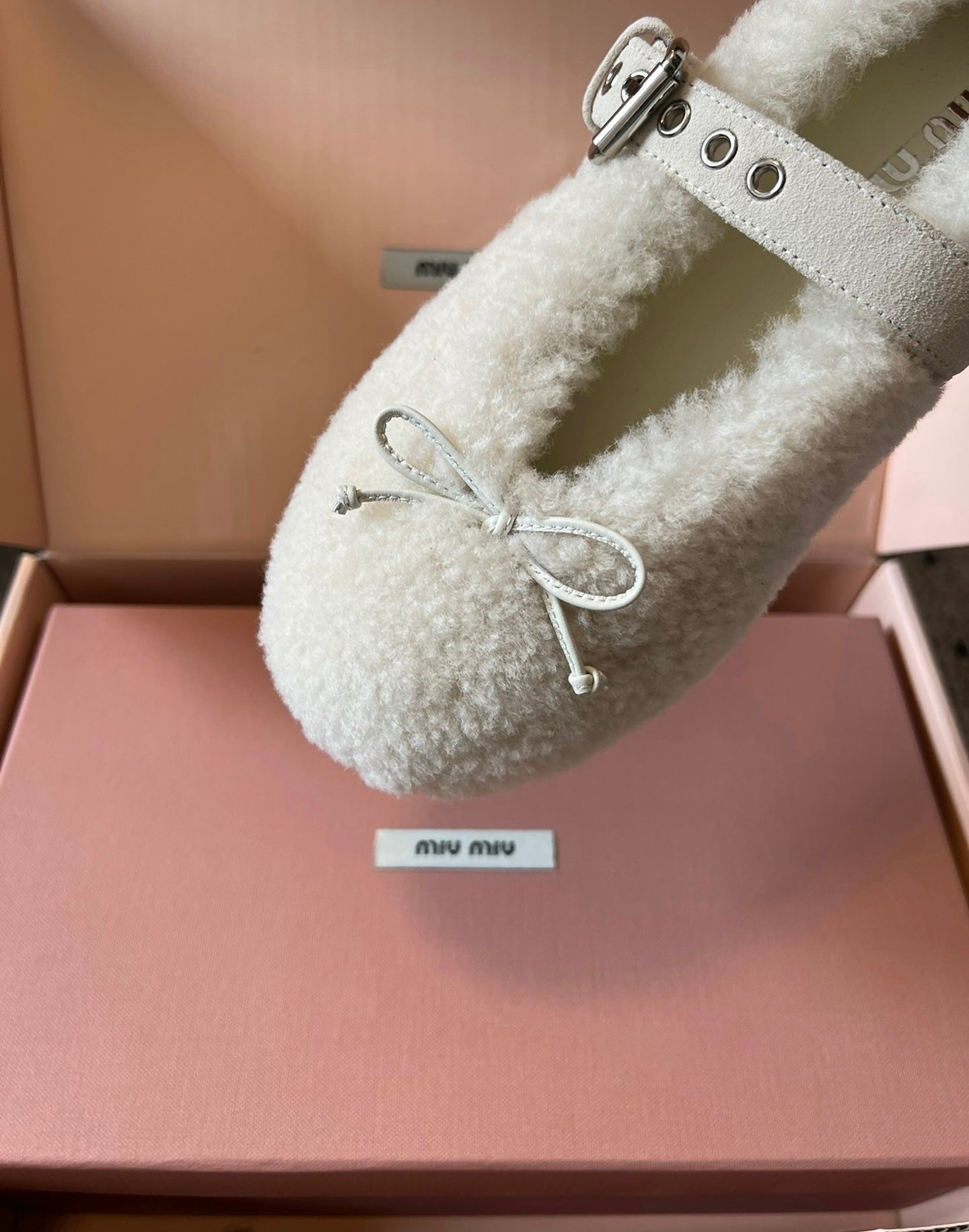 Shearling Ballerinas
