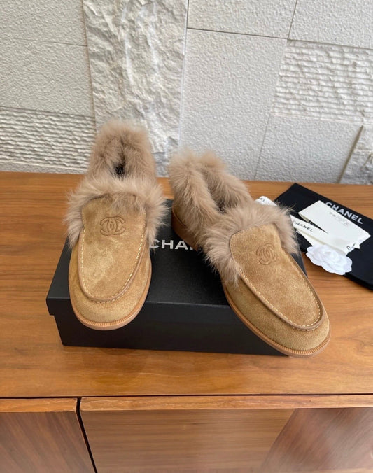 CC Fur Loafers