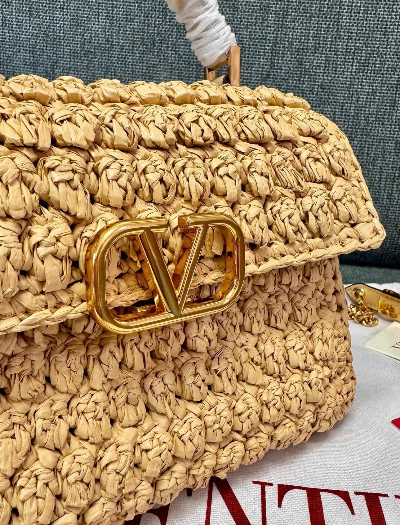 Raffia Mini Bag