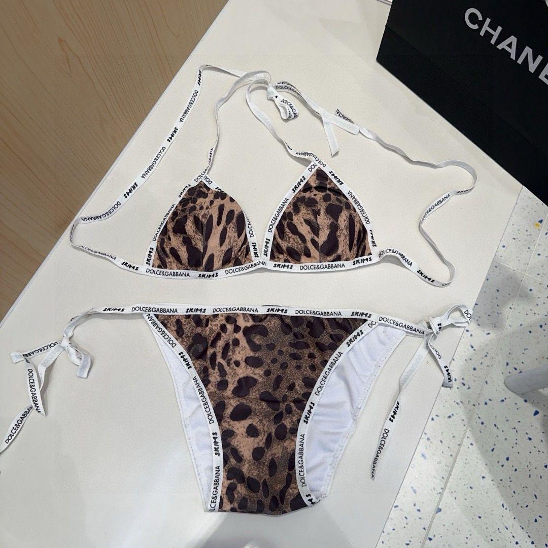 Leopard print bikini