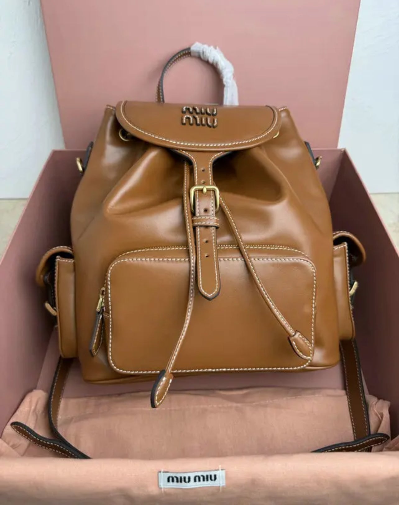 Leather Backpack