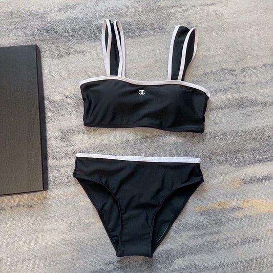 Black & white bikini
