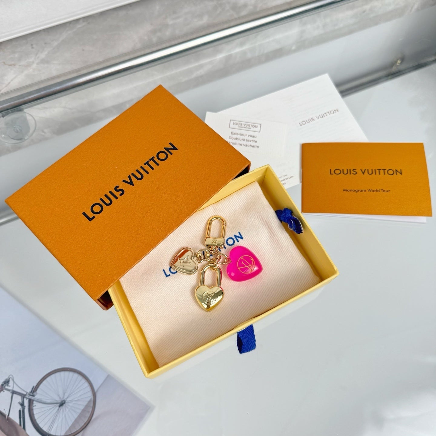 Heart Bag Charm/Keychain