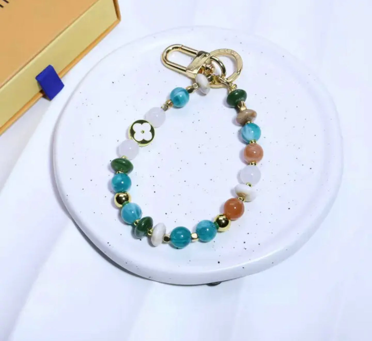 Beaded Bag Charm/Keychain