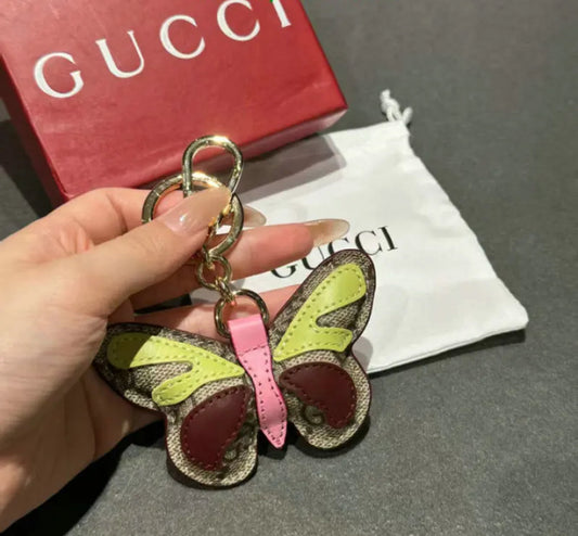 GG Butterfly Bag Charm/Keychain