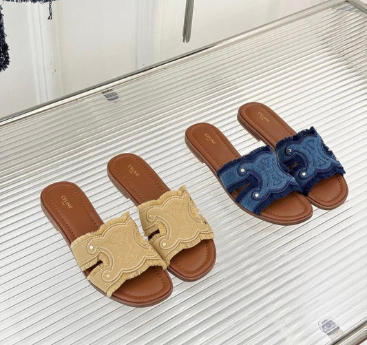 Fringed Mules