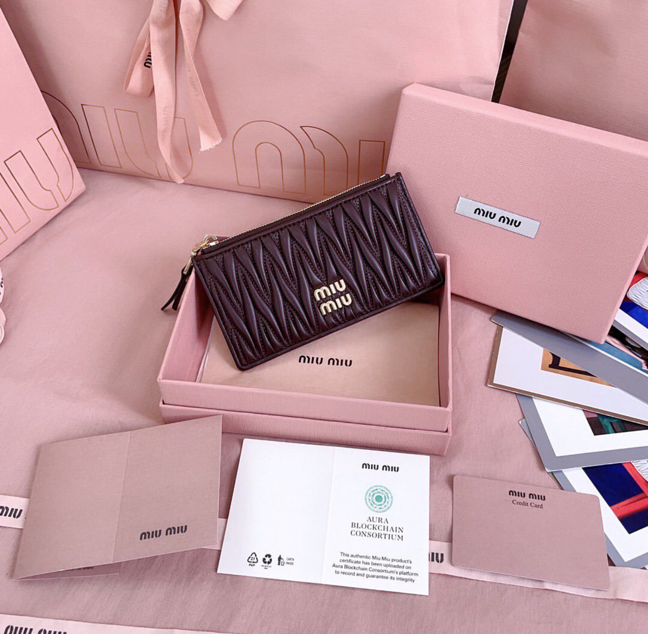 Zipped Card Wallet