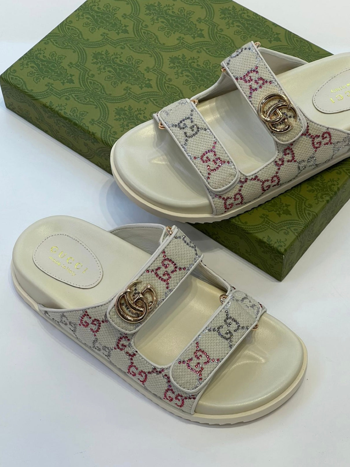 Cream Sandals