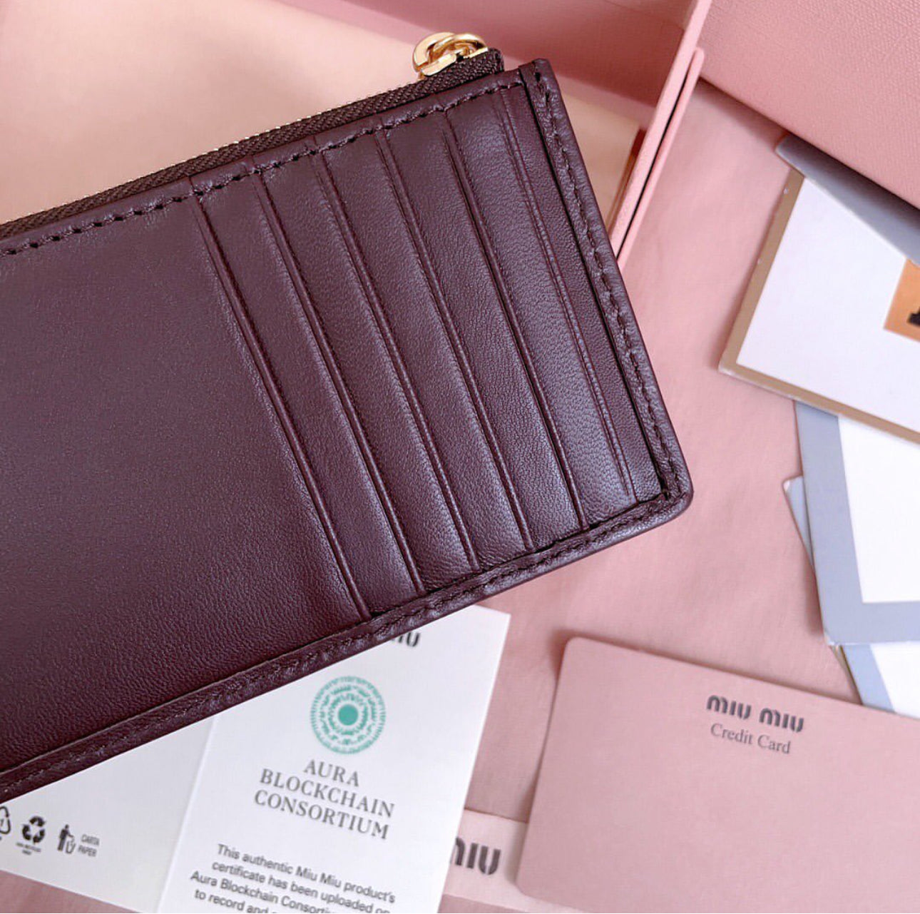 Zipped Card Wallet