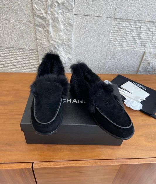 CC Fur Loafers