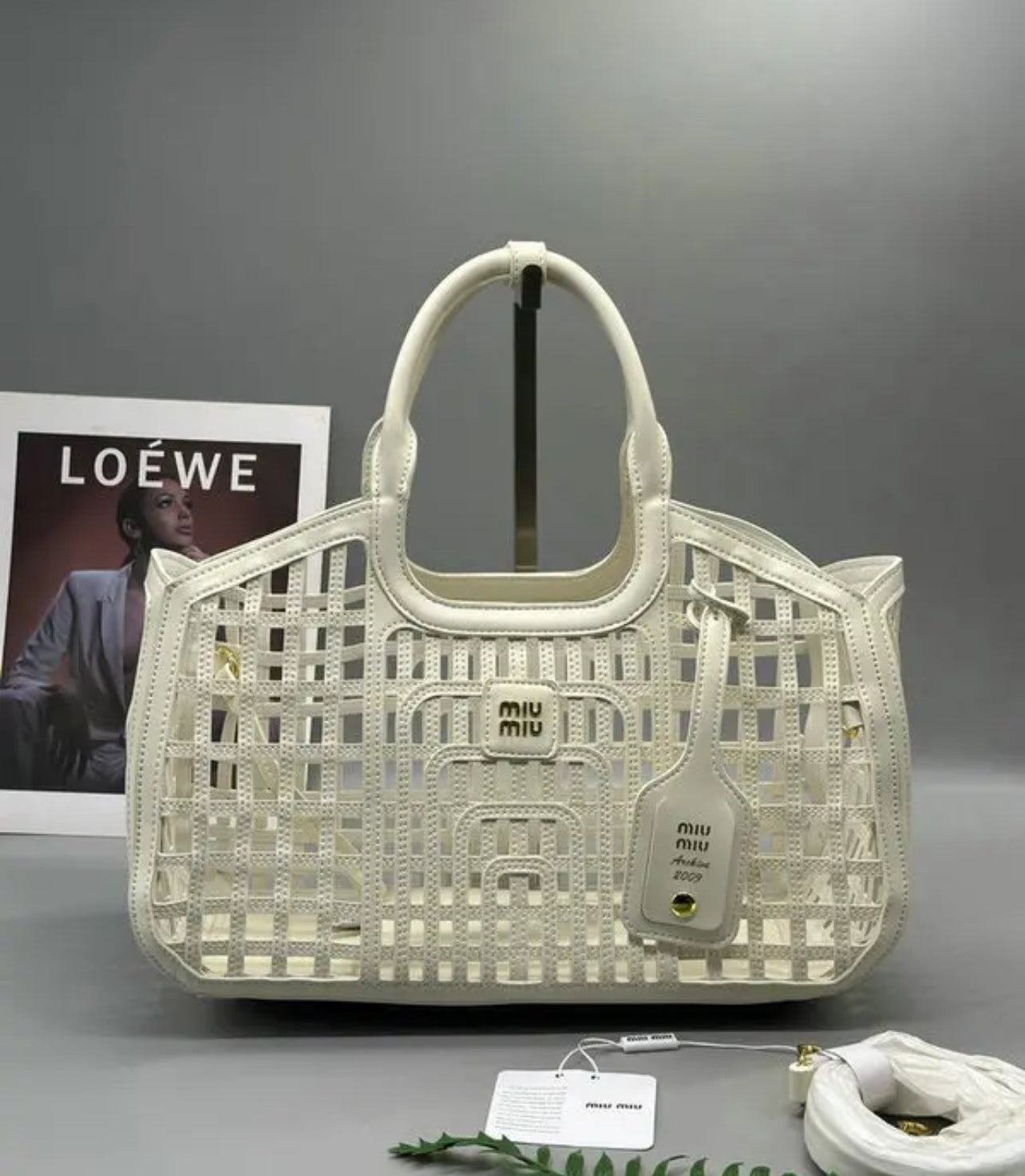 Leather Basket