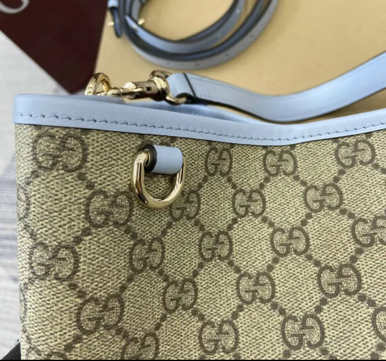Emblem Bucket Bag