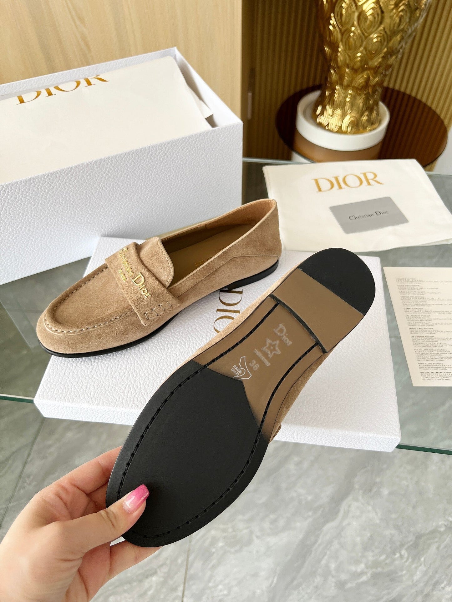 Suede Loafers