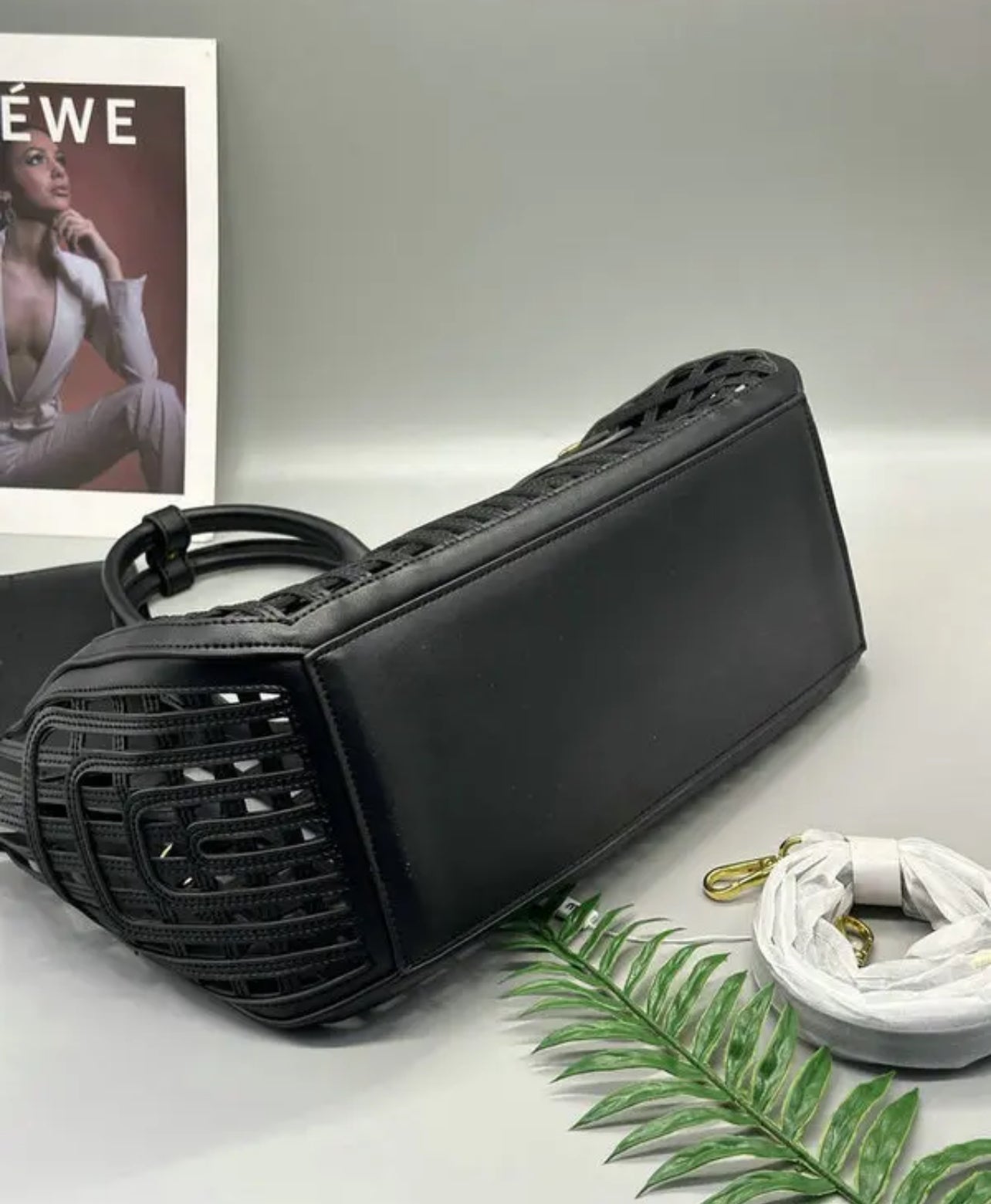 Leather Basket