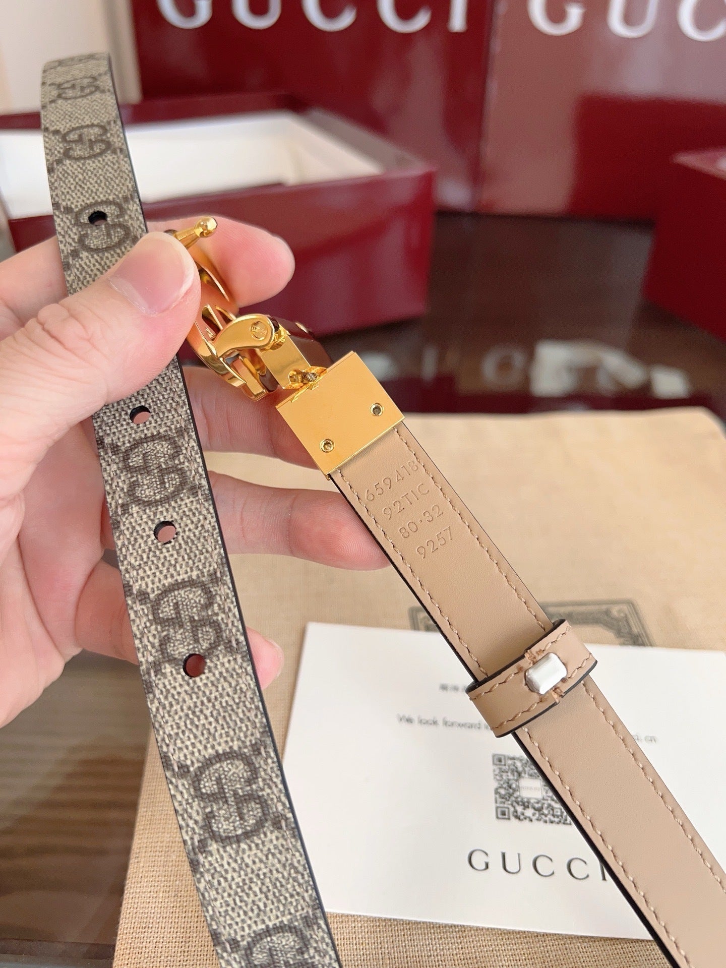 Leather Reversible Belt