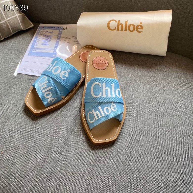 Baby blue sandals