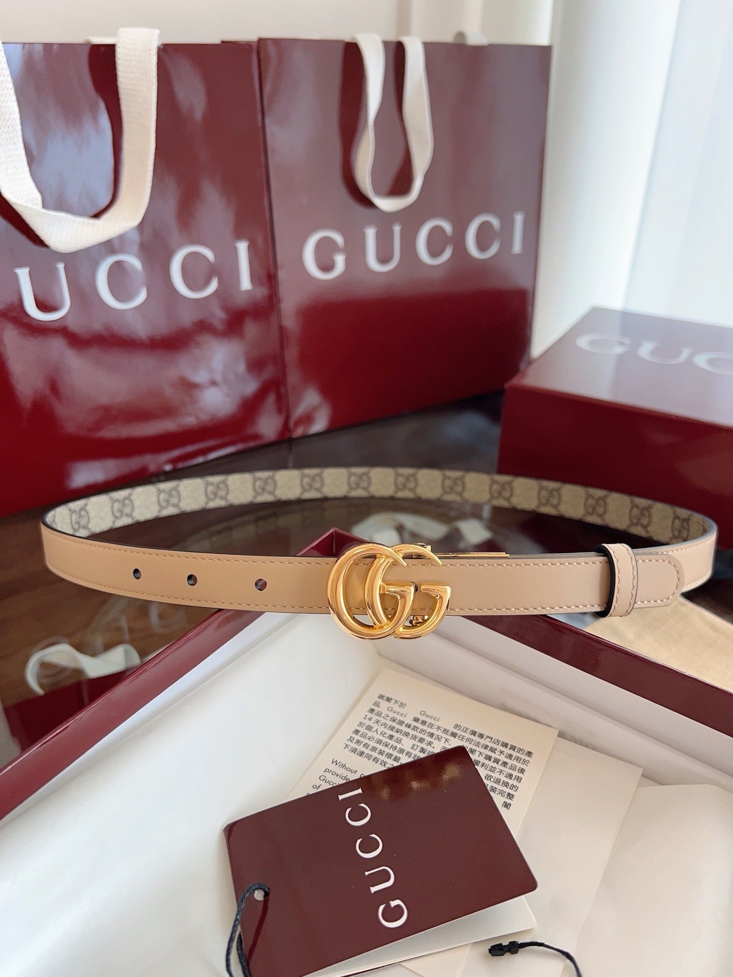 Leather Reversible Belt