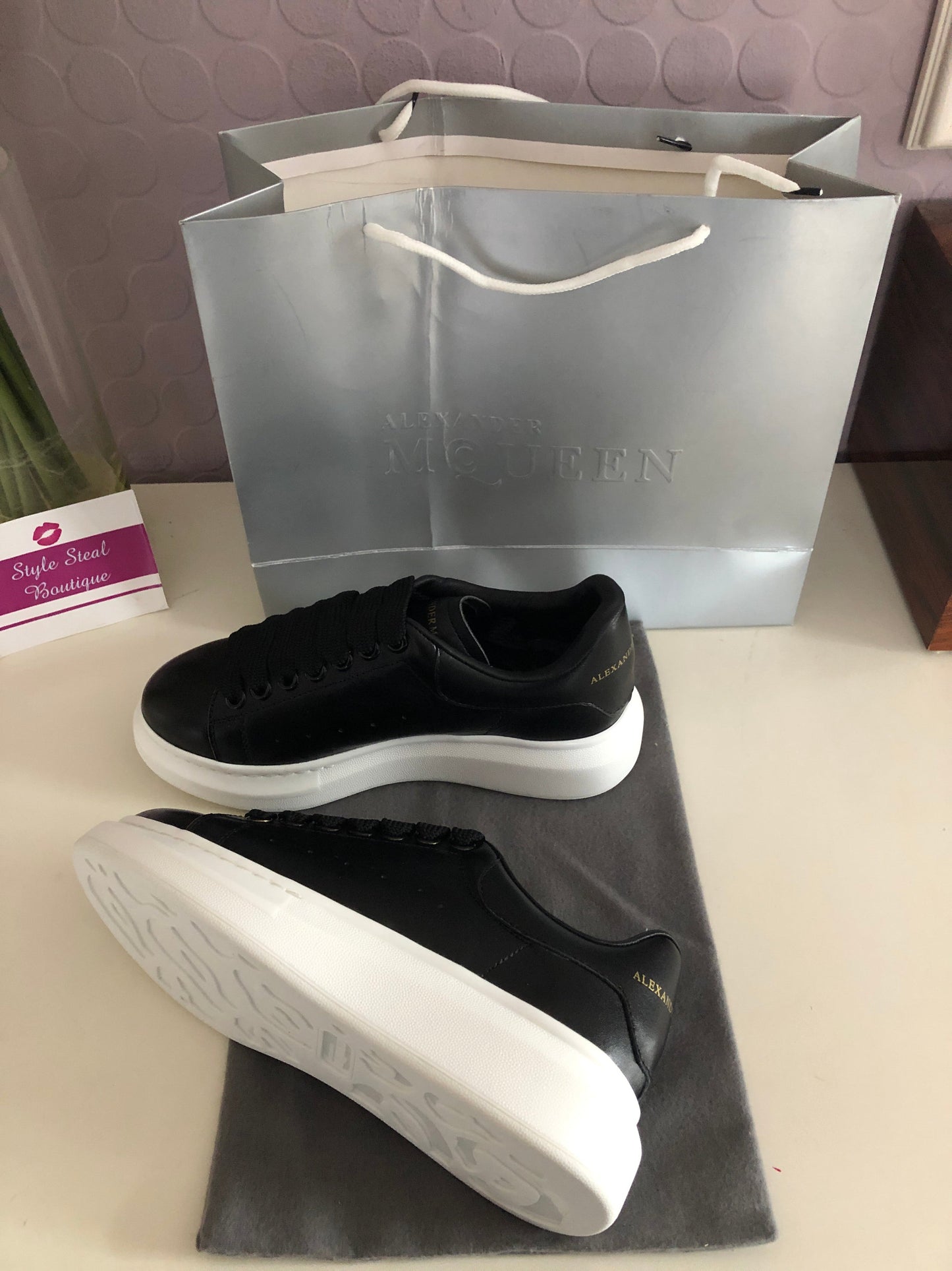 Oversized Sneaker Leather Ladies