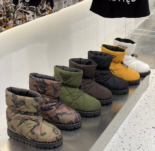 Padded Nylon Boots