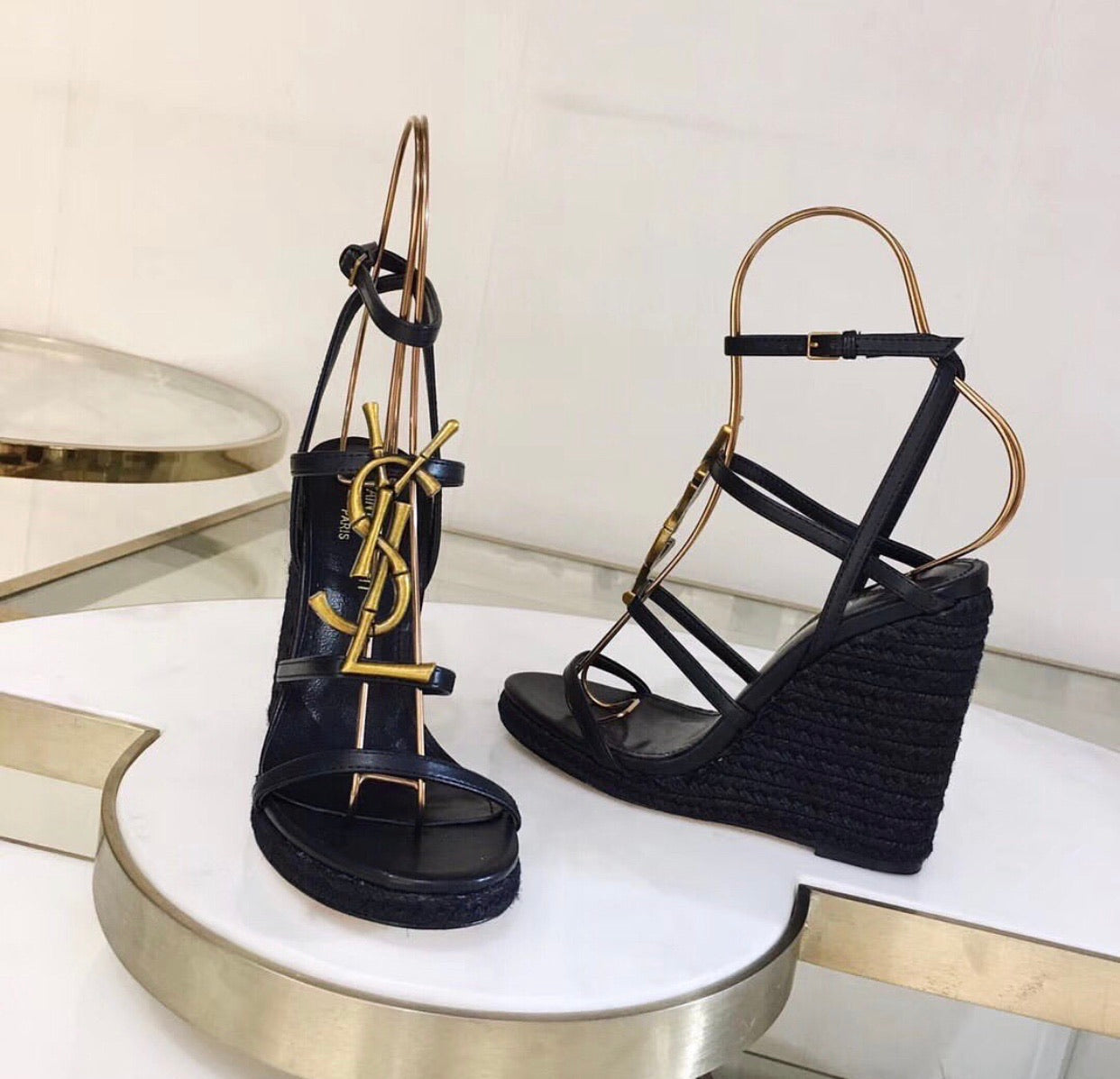 Cassandra Bamboo Wedges