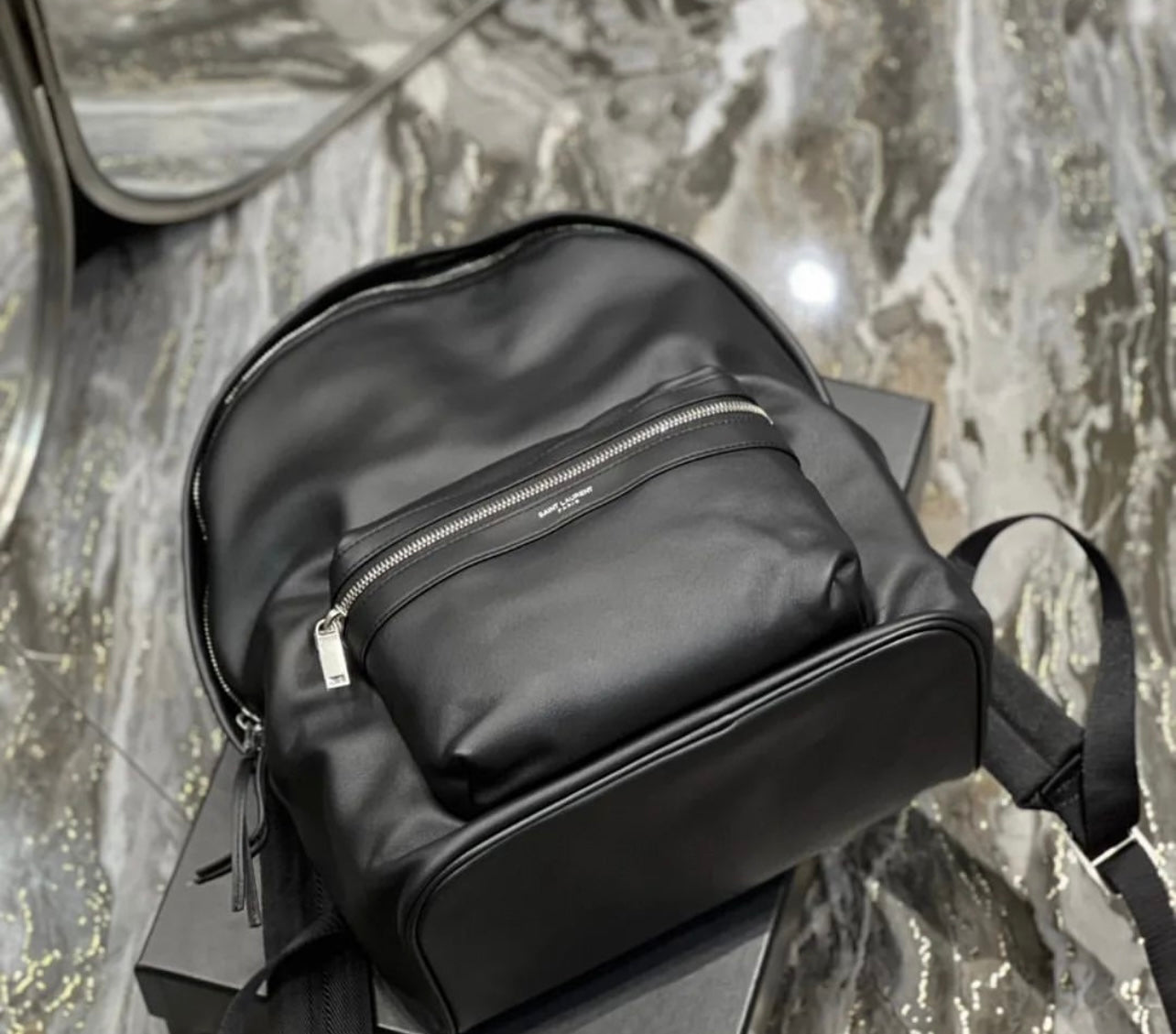 Leather City Backpack