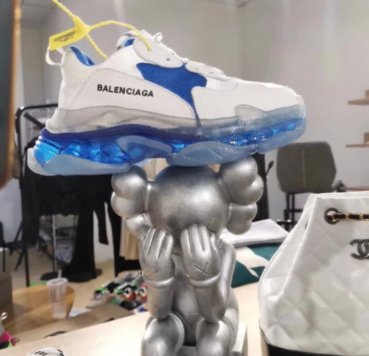 Triple S Clear Sole Whites