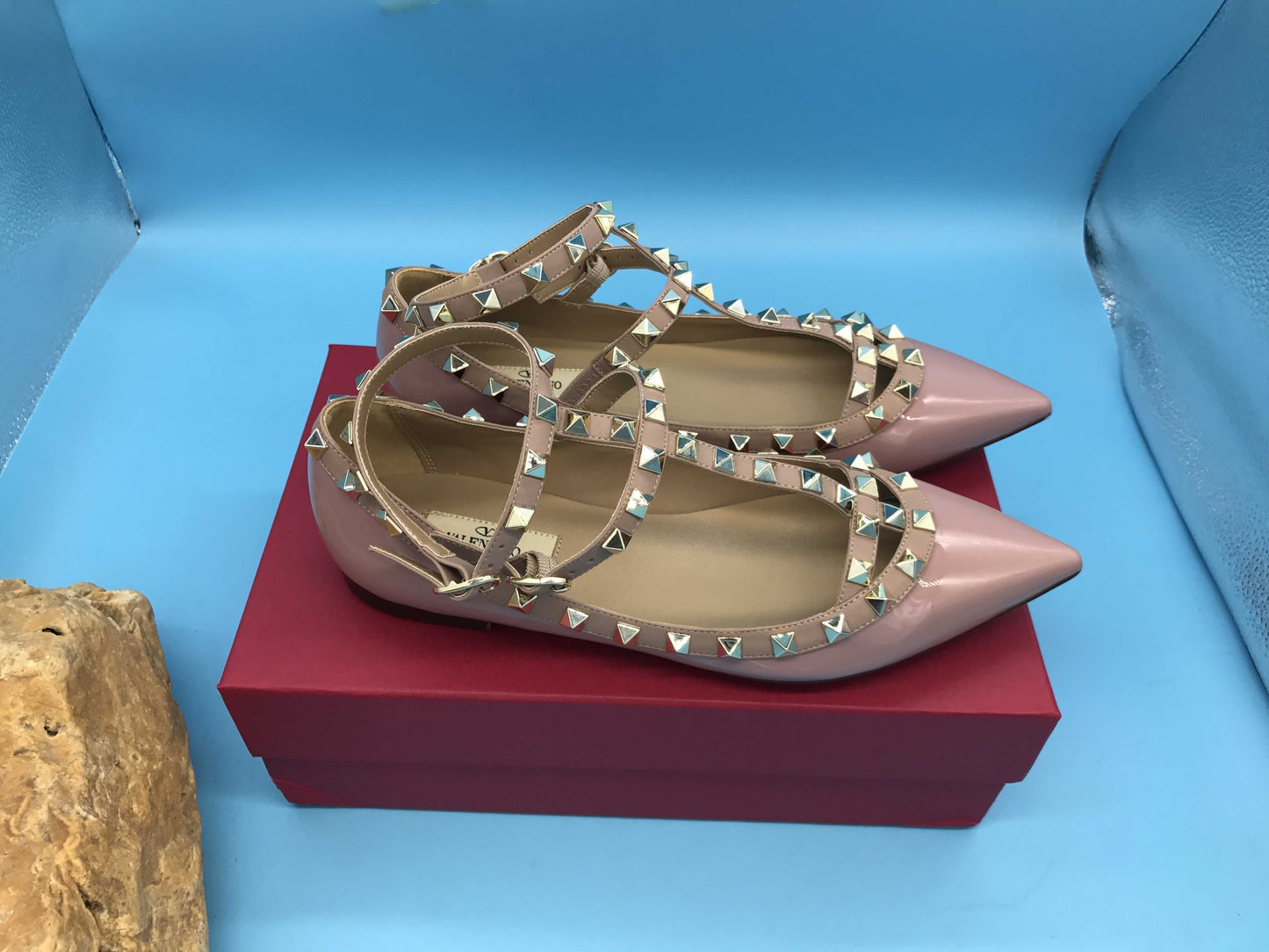 Rockstud Ballerina Flats