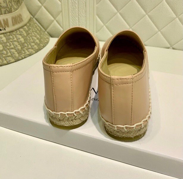 Monogram Leather Espadrilles