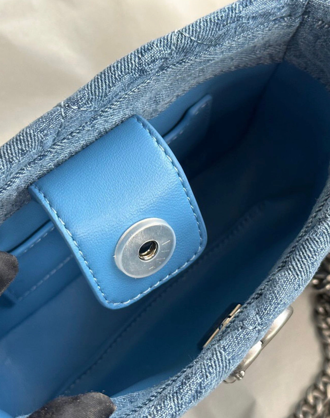Denim Hobo Pouch