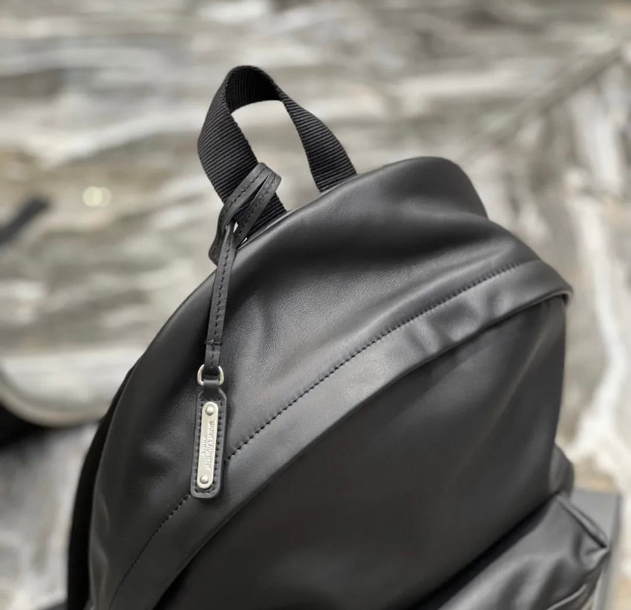Leather City Backpack
