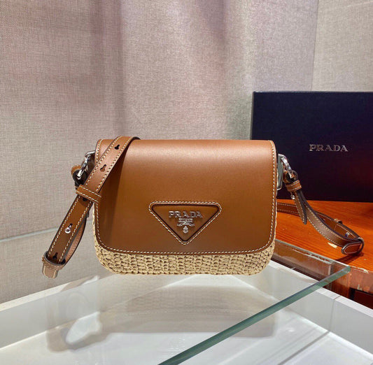 Raffia Shoulder Bag