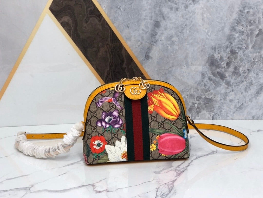 Ophidia Flora Shoulder Bag