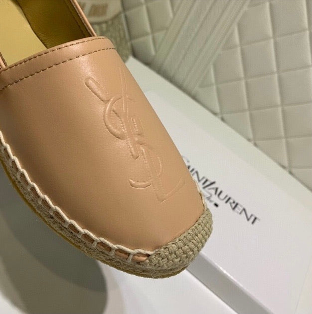 Monogram Leather Espadrilles