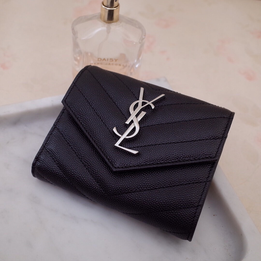 Monogram Tri Fold Wallet