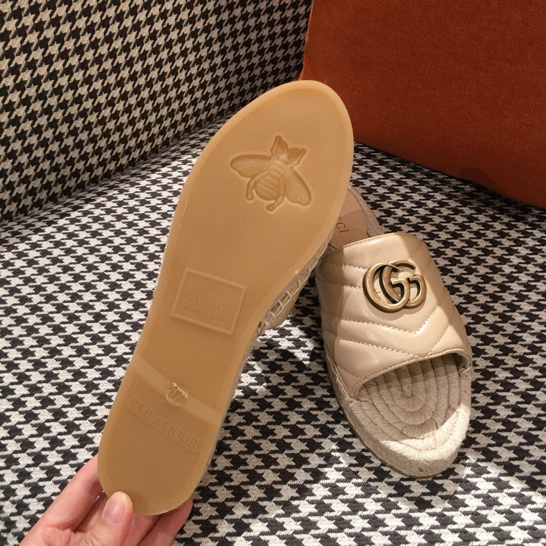 Leather Espadrille Sandals