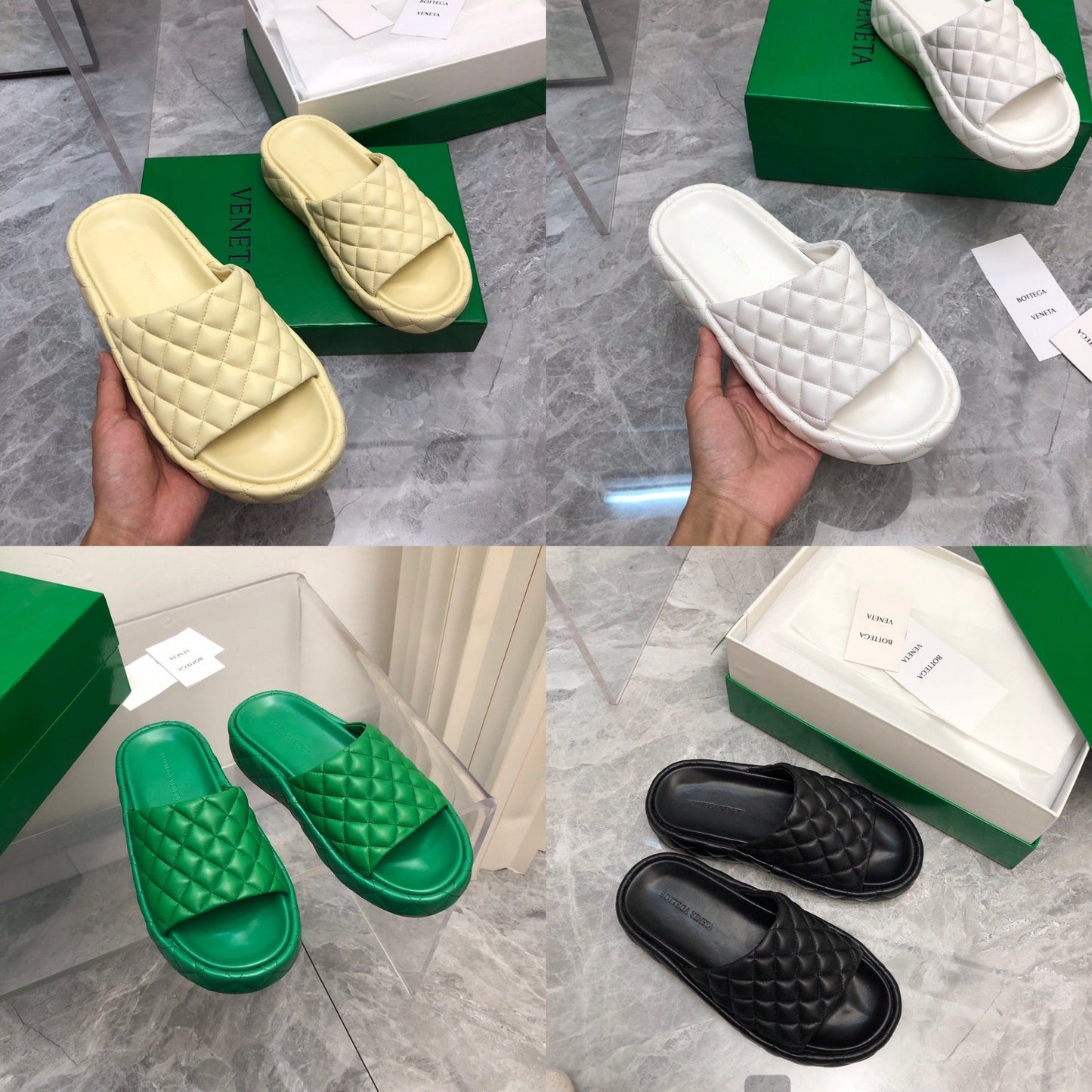 Leather Slides