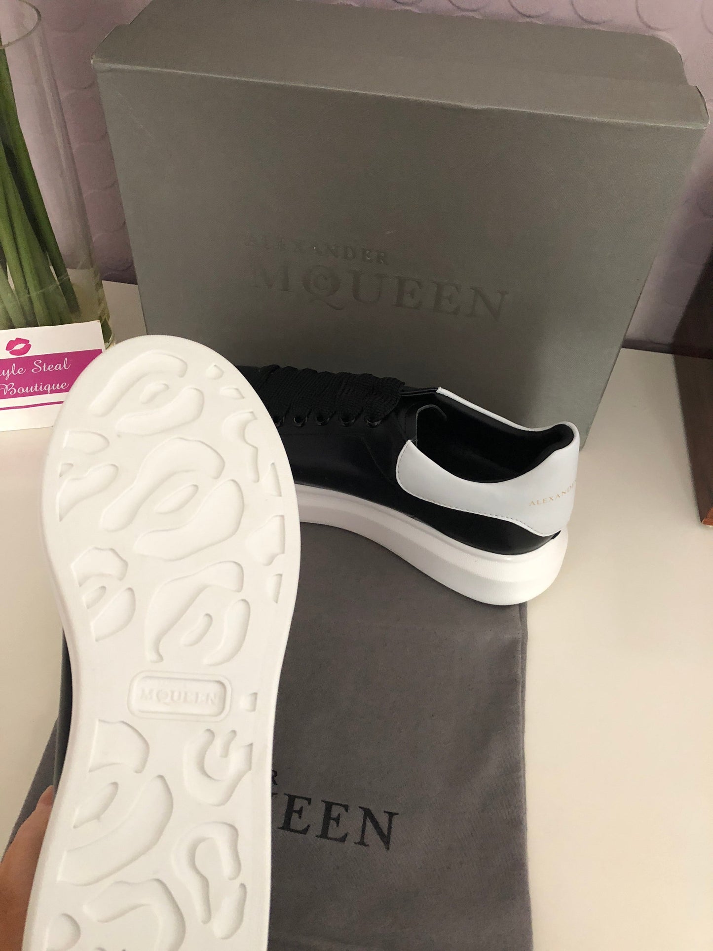 Oversized Sneaker Leather Ladies